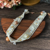 Korea Bridal Wedding Headband Earrings Set Hair Accessories