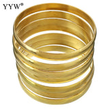 7pcs Cubic Zirconia Bangle Bracelets for Women Stainless Steel