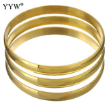 7pcs Cubic Zirconia Bangle Bracelets for Women Stainless Steel