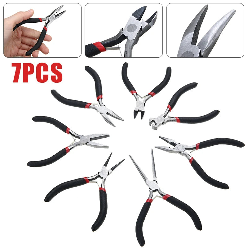 7pcs Mini Pliers DIY Set Jewellery Making Tools