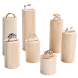 Ring Display Holder Jewelry Organizer Rack Cylinder Shape