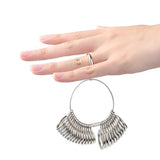7pcs Jewelry Ring Measuring Set Plastic Repair Polishing Size Tools