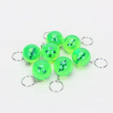 7pcs/set Anime 7 Stars Crystal Balls Key chain Pendants
