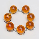 7pcs/set Anime 7 Stars Crystal Balls Key chain Pendants