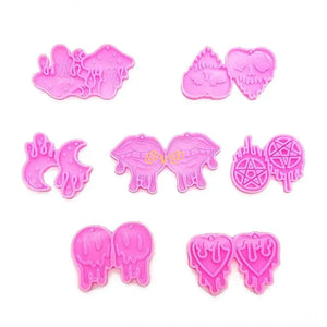 7pcs Earring Resin Molds DIY Craft Mould