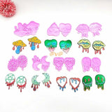 7pcs Earring Resin Molds DIY Craft Mould