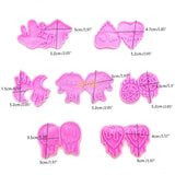 7pcs Earring Resin Molds DIY Craft Mould