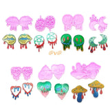 7pcs Earring Resin Molds DIY Craft Mould