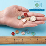 Enamel Letter and Number Charms Set for DIY Jewelry Making