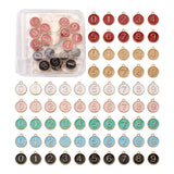 Enamel Letter and Number Charms Set for DIY Jewelry Making
