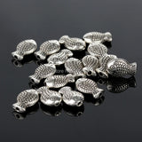 7x10MM Fish Tibetan Silver Spacer Beads DIY Beads Jewelry Making