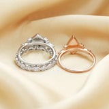 7x10MM Breast Milk Resin Ring Setting, 925 Silver