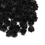 7x10mm Flower Acrylic Beads Matte Spacer Necklace Bracelet DIY Jewelry