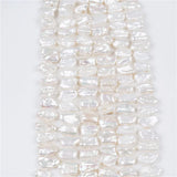 7x12mm Freshwater Biwa Shape Pearl String for Jewelry Making
