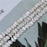 7x12mm Freshwater Biwa Shape Pearl String for Jewelry Making