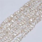 7x12mm Freshwater Biwa Shape Pearl String for Jewelry Making