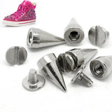 7x14mm Rivet Studs Spots Cone Nailhead Bullet Punk Spikes for DIY Craft
