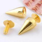 7x14mm Rivet Studs Spots Cone Nailhead Bullet Punk Spikes for DIY Craft