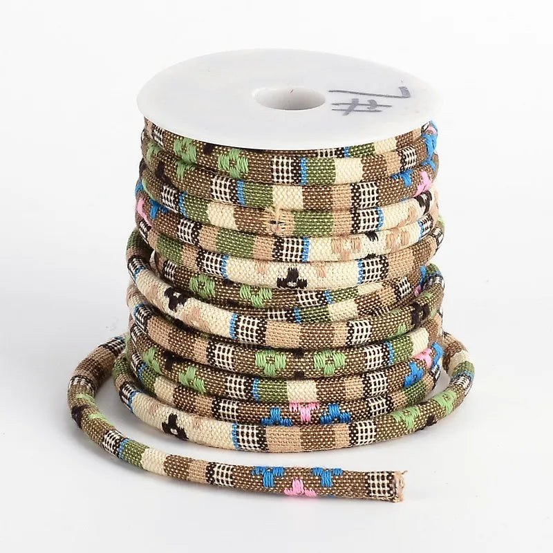 7x5mm Colorful Ethnic Cord 10yards/Roll