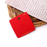 7x7cm Happy Year Earrings Card Counter Display Jewelry Earring Studs Long Drops