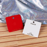 7x7cm Happy Year Earrings Card Counter Display Jewelry Earring Studs Long Drops