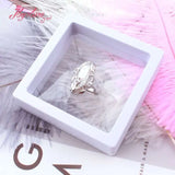 Resin Display Box Storage Holder Organizer Women Jewelry 7x7mm 1 Pcs