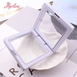 Resin Display Box Storage Holder Organizer Women Jewelry 7x7mm 1 Pcs