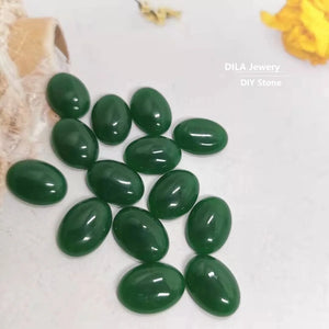Jade Half Oval Cabochons Beads 7x9 6x8x10x14 12x16 13x18mm
