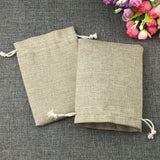 Jute Bag Drawstring Jewelry Packaging for Events
