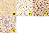 3mm Pearl Colors Glass Seed Beads for DIY Jewelry Accessories
