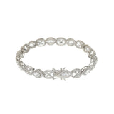 8.0MM CZ Tennis Bracelet for Women in Brass Prong Setting