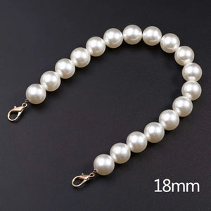 8-18mm Pearl Round Chain Beige Diy Beads Jewelry Making Accessories
