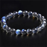Crystal Agate Stone Bracelet Men Women, 42 Stones
