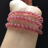 Crystal Agate Stone Bracelet Men Women, 42 Stones