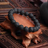 Crystal Agate Stone Bracelet Men Women, 42 Stones