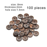 Coconut Shell Spacer Beads for DIY Jewelry