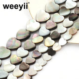 Heart Shell Beads Pendant Spacer Beads For Jewelry Making