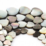 Heart Shell Beads Pendant Spacer Beads For Jewelry Making