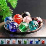Lampwork Glazed Beads 8 10 12mm Jewelry Making Luminous Beads