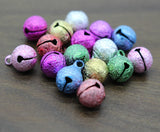 Mix Jingle Bell Small Bells Copper Metal Jewelry Pendants Charm Beads
