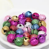Mix Jingle Bell Small Bells Copper Metal Jewelry Pendants Charm Beads