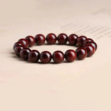 8/10/12mm Diamond Santalinus Sandalwood Prayer Beads Bracelet