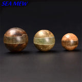 Vintage Tibetan Dzi Beads, Natural Round Spacer Beads Jewelry Making