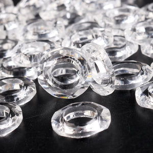 8/10/14MM Czech Glass Round Beads Large Hole Crystal Big Hole Spacer DIY Earing