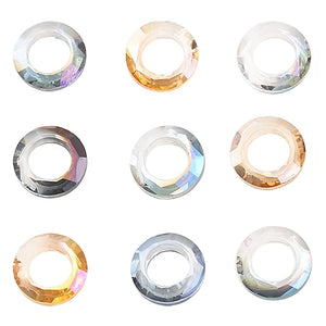 8/10/14MM Czech Glass Round Beads Large Hole Crystal Big Hole Spacer DIY Earing