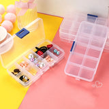 Adjustable Compartment Storage Box Jewelry Case