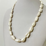 Customize Natural Keshi Beads Baroque Pearl Necklace for Women