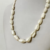 Customize Natural Keshi Beads Baroque Pearl Necklace for Women