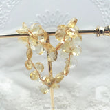 8*10MM 5Pcs Water Drop Quartz Bead Stone Pendants Jewelry Charms