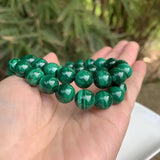 Natural Malachite Beads Bracelet Stretch Crystal Gift Woman AAAAA